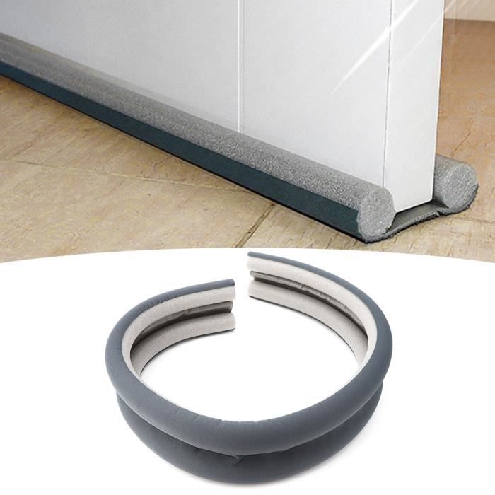 96cm Flexible Porte Bande d'étanchéité inférieure Garde scellant Bouchon Coupe-Froid Vent poussière bloqueur (1, Blanc