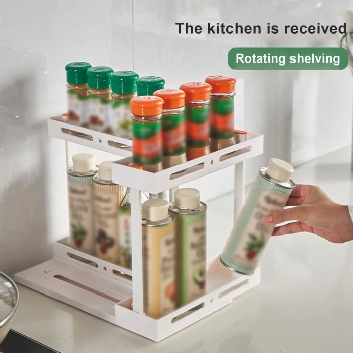 TAM Range-rack de cuisine rotatif, gain d'espace, multi-usage DR020 ...