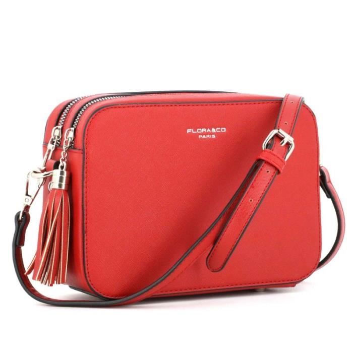 Sac bandoulière top femme frange