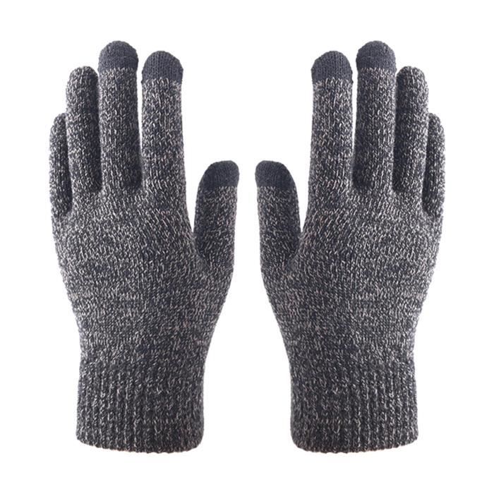 Gants femmes - chaud et épaissi swiss grid coupe-vent polyvalent doigt  ouvert tactile gants - Cdiscount Prêt-à-Porter