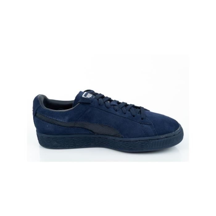 Chaussures PUMA Suede Classic Mono Bleu marine Mixte Enfant Bleu