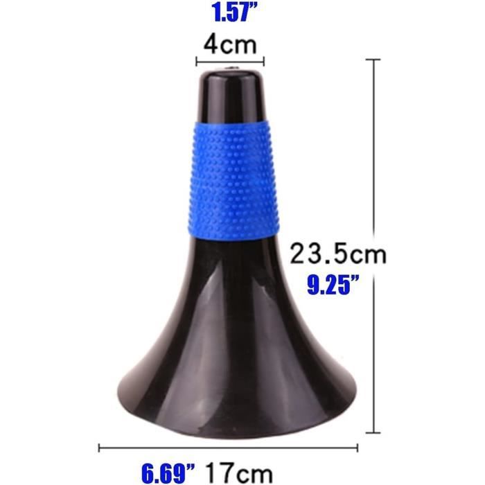 Cônes et pylones Cônes de Sport en Plastique colorés, 23 cm - 9Agilité