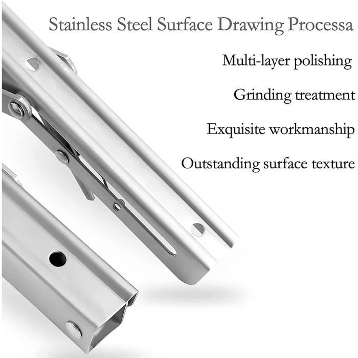 Support Pour Caméra De Chasse En Acier Inoxydable - Angle Réglable 360°, Pliable - Filetage 6 Mm