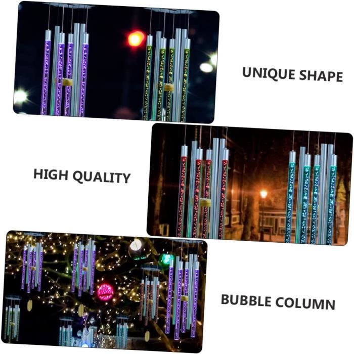 Carillon éolien En Forme D'abeille Pour Extérieur Et Intérieur U2013 Avec 4 Tubes, 4 Cloches
