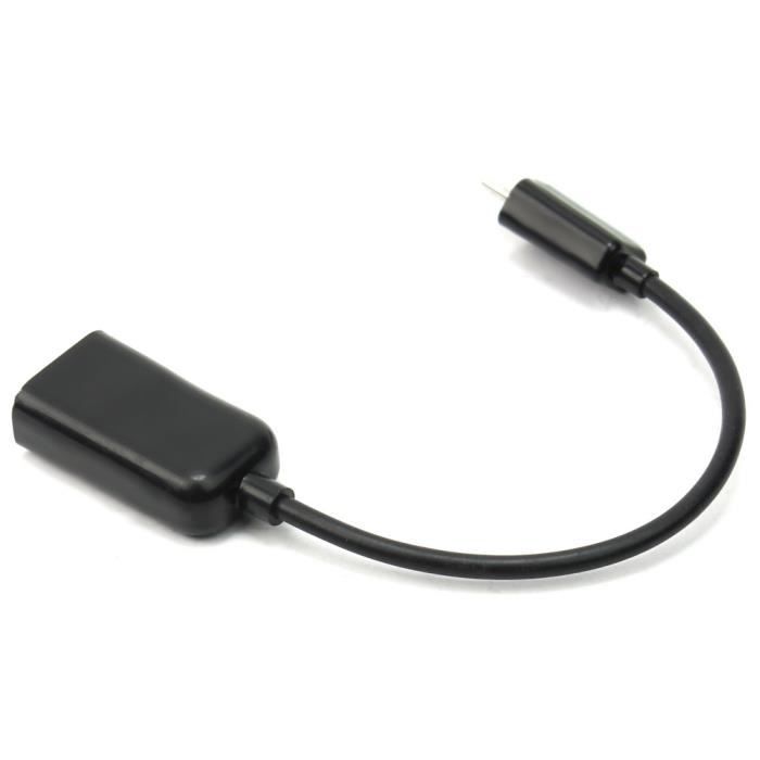 Câble Adaptateur Hôte OTG Micro USB Pour Android Phone Téléphone Mobile  Tablette