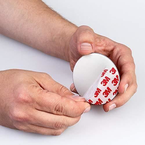 ECENCE 5X Fixation pour détecteur de fumée Aimant Support magnétique Plaquette aimantée Alarme