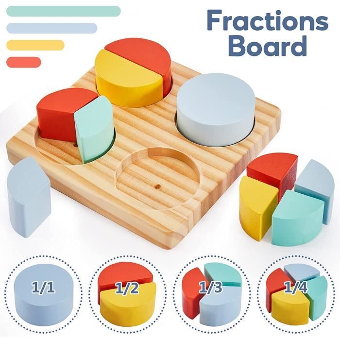 Jouet Montessori en Bois - MARSEE - Formes Géométriques À Trier et À