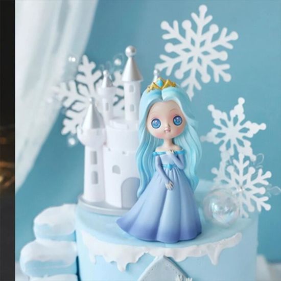 1pcs Igloo Hiver Princesse Pingouin Bonhomme De Neige Gateau De Noel Topper Pour Flocon De Neige Fete De Noel Drapeau Cuisson Decor Cdiscount Maison