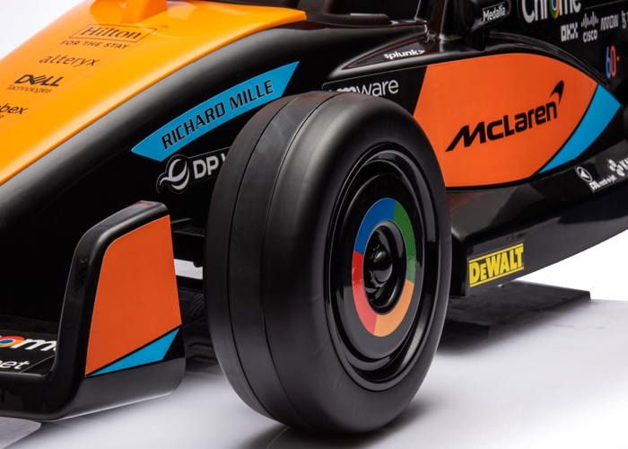 Voiture électrique pour enfants McLaren de 3 à 5 ans, lecteur MP3, télécommande