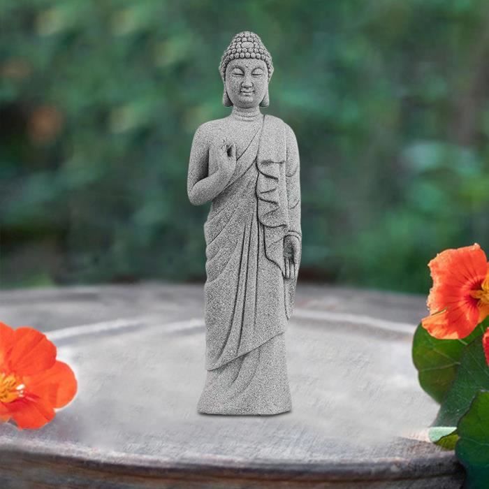 Statuette Bouddha Chinois 31 Cm Avec Chandelier - Décoration Zen, Feng Shui Pour Intérieur