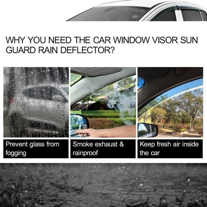 Pare-soleil de fenêtre extérieur en plastique, pare-pluie, déflecteur, pare- vent, accessoires de voiture, BMW X6, E71, F16, G06, 4 pièces - AliExpress