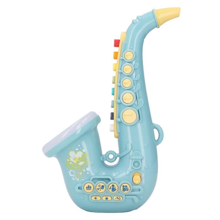 VGEBY Jouet de saxophone Jouets éducatifs de saxophone, cadeau  d'anniversaire en plastique mignon jouets de jouets Rouge