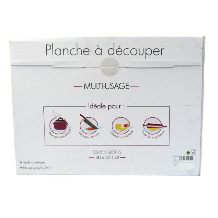 Dessous De Plat Verre Rectangulaire 20x30 Cm - Motif Poules FAYE - Parfait Pour Pâques - 6