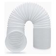 (15CM Diamètre 150CM Longueur)Tuyau Climatiseur Mobile, Tuyau D'évacuation D'air En Pvc Flexible Tube De Ventilation Uni Étiquette