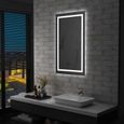 🐠🐠8722Haute qualité - Miroir à LED et capteur tactile pour salle de bain Miroir de Salle de Bain Mural Contemporain - Miroir LED L-0