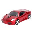 ESTINK souris PC Pour modèle de voiture Ferrari Souris sans fil Creative 2.4G 1200DPI pour ordinateur portable (rouge)-0