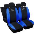 Lupex Shop Housses de siège auto compatibles pour Ka Noir Blue Clair-0