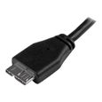 Câble USB 3.0 slim A vers Micro B 3m - M/M - Noir - Cordon USB A vers Micro B - M/M - Noir - USB3AUB3MS-0