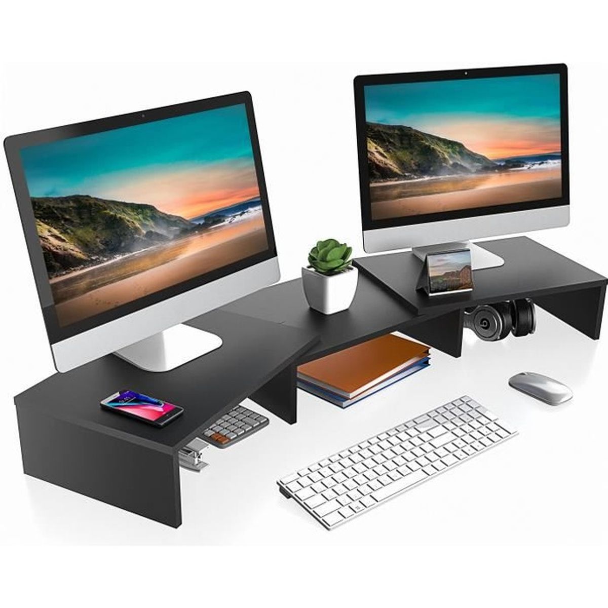 FITUEYES Réhausseur d'Écran Réglable ,Support d'Ordinateur Portable,TV ...