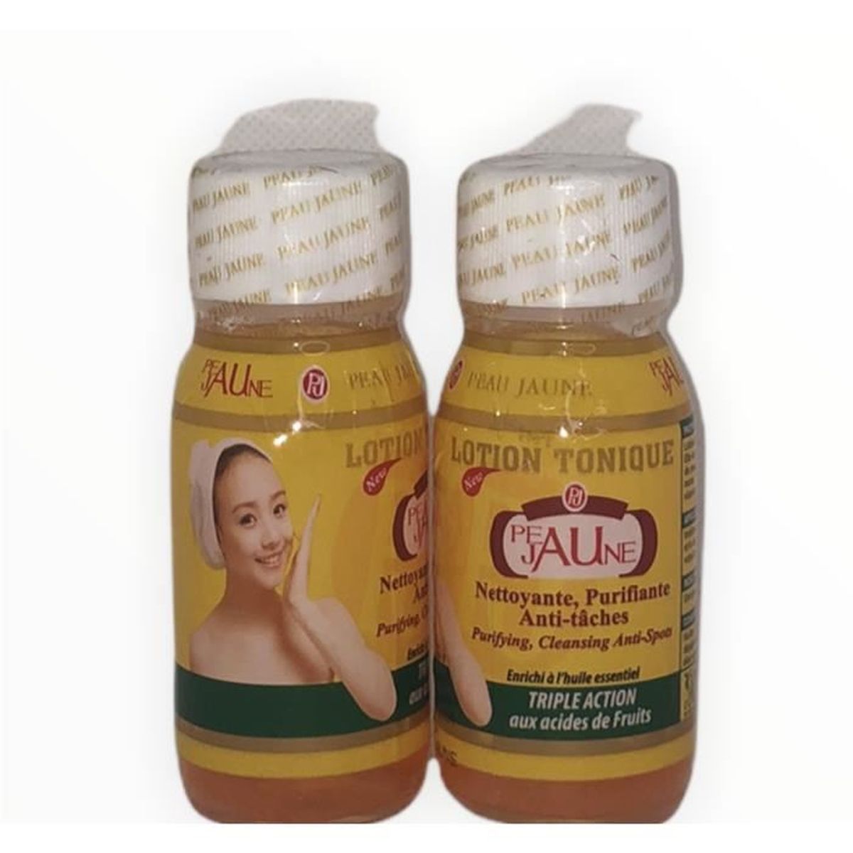Concentré Éclaircissant Pour Peau Jaune - Lot De 2 Bouteilles - Neuf - Actifs Vitamine Et AHA