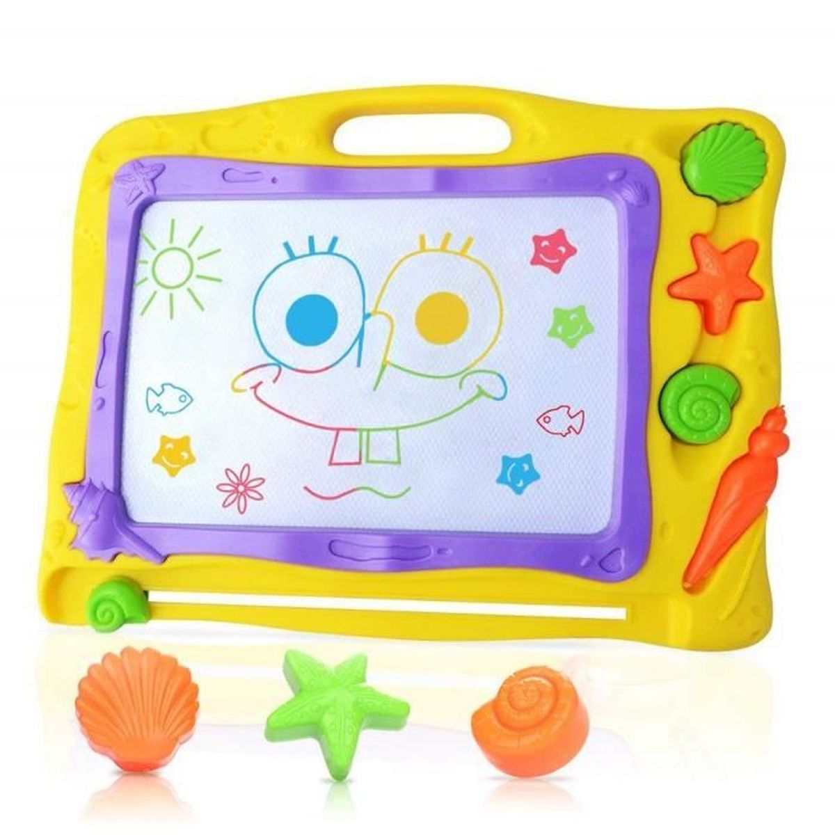 Ardoise Magique Tableau De Dessin Magnetique Colore Carnet De Croquis Dessin Effacable Aimant Pour Bebes Enfants Fille 40 X 31cm Achat Vente Chevalet De Peintre Ardoise Magique Tableau De Cdiscount