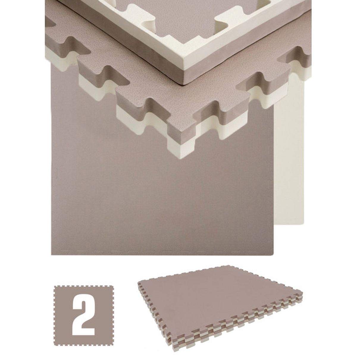 Tapis d'éveil,Tapis puzzle en mousse EVA pour enfants, 18 pièces, avec chaîne noire et blanche Tapis d'éveil,Tapis puzzle en mousse EVA pour enfants, 18 pièces, avec chaîne noire et blanche