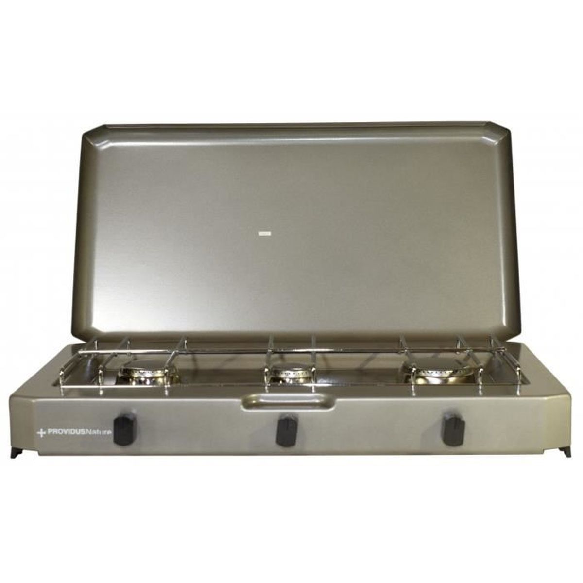 Plaque de cuisson FT 300. Rechaud camping gaz 3 feux pour bouteille de