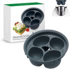 CulinaX® - steamEGGS Cuiseur à œufs 4 œufs vapeur Accessoire pour Thermomix TM5 TM31 TM6 Pochette à œufs Œufs à la vapeur