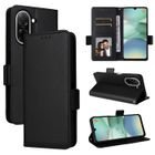 BOONGET Etui Pour Xiaomi Redmi A5 / Poco C71 4G Housse Téléphone Flip en PU Cuir Housse de protection en cuir Business antichoc noir