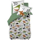 L’EFFET PAPILLON Parure de lit (housse de couette + 1 taie d'oreiller) 140x200 cretacé Multicolore