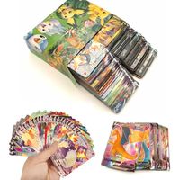 200 Pcs Cartes Pokémon , Pokemon Français Cartes à Collectionner , Métal Amusant Flash Card (100V+100VMAX ) Cartes Pokemon, Jeu[264]