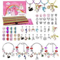 Cadeau Fille 5 6 7 8 9 10 11 12 Ans,Kit de Fabrication de Bracelets pour Filles,Bijoux et Perles Enfants,Jouet Enfants Fille Cadeaux