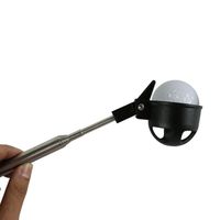 Pwshymi-Récupérateur de balle de golf extensible télescopique Récupérateur de balle extensible télescopique en sport golf Noir