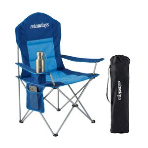 Chaise Longue Plage Pliable – Alu/Tissu Oxford, 440 G, Porte-Gobelet, Réglable, Pour Camping, Pelouse, Relax