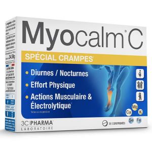COMPLEMENTS ALIMENTAIRES - VIEILLISSEMENT 3C Pharma Myocalm C Spécial Crampes 30 comprimés