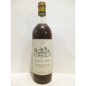 VIN BLANC monbazillac château septy liquoreux 1976 - sud-oue
