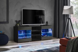 Zerone Meuble de rangement TV de style nordique pour salle de séjour 18,9 x 47,4 x 15,7 cm Blanc meubles de bureau salle de divertissement 