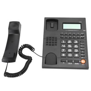 Téléphone fixe COC-7542325150761-Ligne fixe Téléphone filaire fix