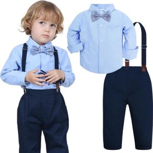 COSTUME - TAILLEUR Costume Mariage Enfant Garcon 2 PCS Ensemble Vêtem