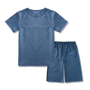 PYJAMA Pyjama Garcon Fille Rayée Vêtements de Nuit Enfant