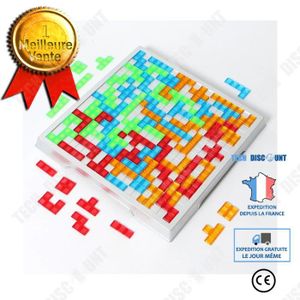 COLLE PUZZLE Jeu de puzzle Tetris échecs 4 joueurs - TECH DISCO