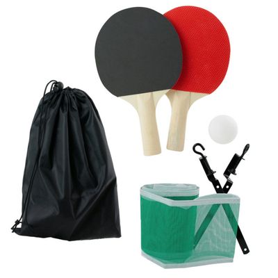 Sac Raquette Tennis Table - Sac Transport 2 Paddles + 3 Balles - Protection éponge - Fermeture éclair Housse Raquette Ping Pong