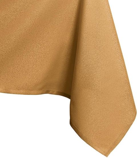 Nappe Ronde En Tissu Lavable 140cm | Revêtement Téflon Anti-taches, Effet Lotus | Argenté, Facile D'entretien - 2