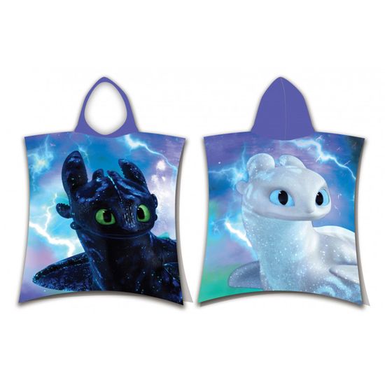 Jerry Fabrics Poncho De Bain Jurassic World - 100% Coton - 50 X 115 Cm - Vert Motif Minions