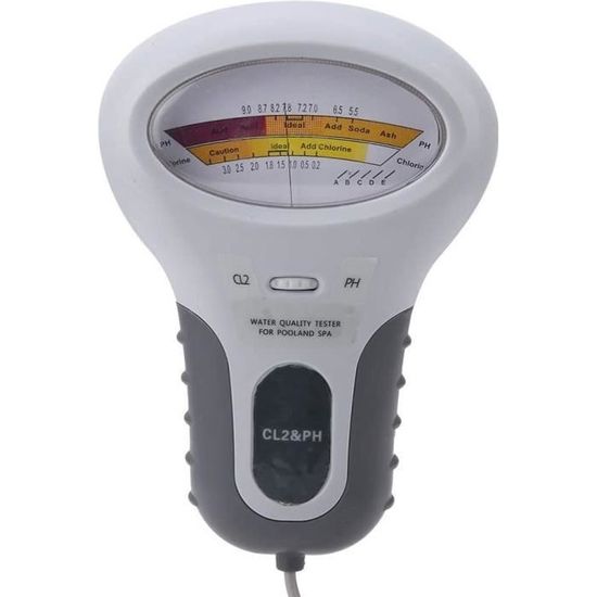 Testeur PH Et Chlore Piscine PC-102B – Analyseur Qualité Eau Électronique Avec Grand Écran