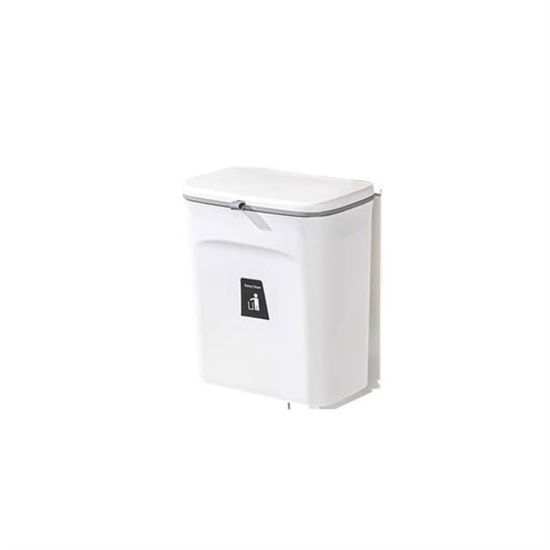 Cabilock Poubelle Double Compartiment Avec Couvercle Pour Cuisine