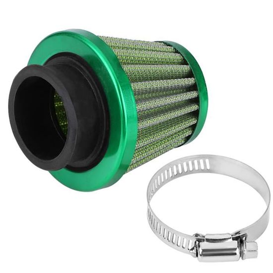 Filtre à Air Universel 38 Mm Pour Moto Cross/quad - Champignon Bleu Métallique - Kit Avec Adaptateurs