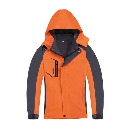 Veste sales fluorescente homme