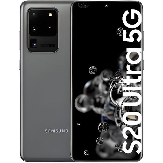 SMARTPHONE - SAMSUNG GALAXY S20 ULTRA 5G - 256GO GRIS DOUBLE SIM