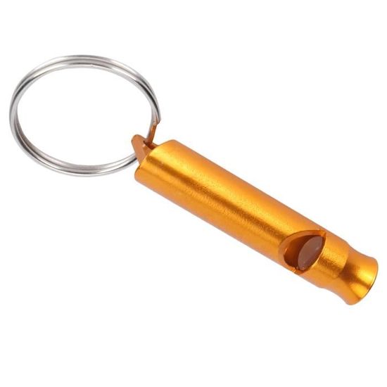 Sifflet Haute Fréquence En Titane Sculpté à La Main - EDC Portable Extérieur